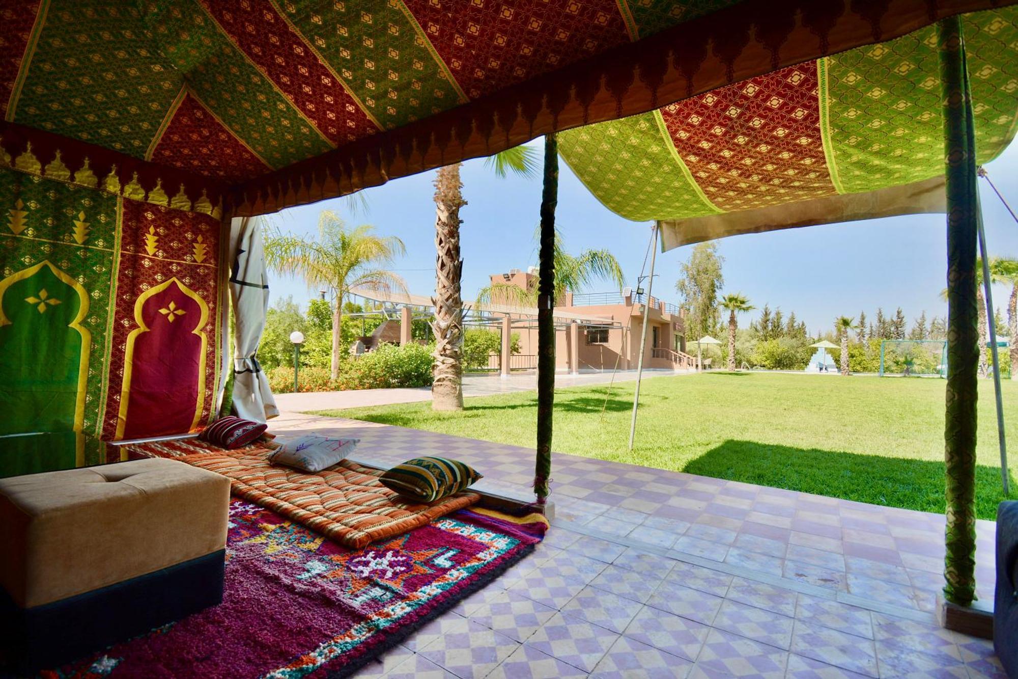 מרקש Ferme De Vacances Avec Une Grande Villa A Marrakech מראה חיצוני תמונה